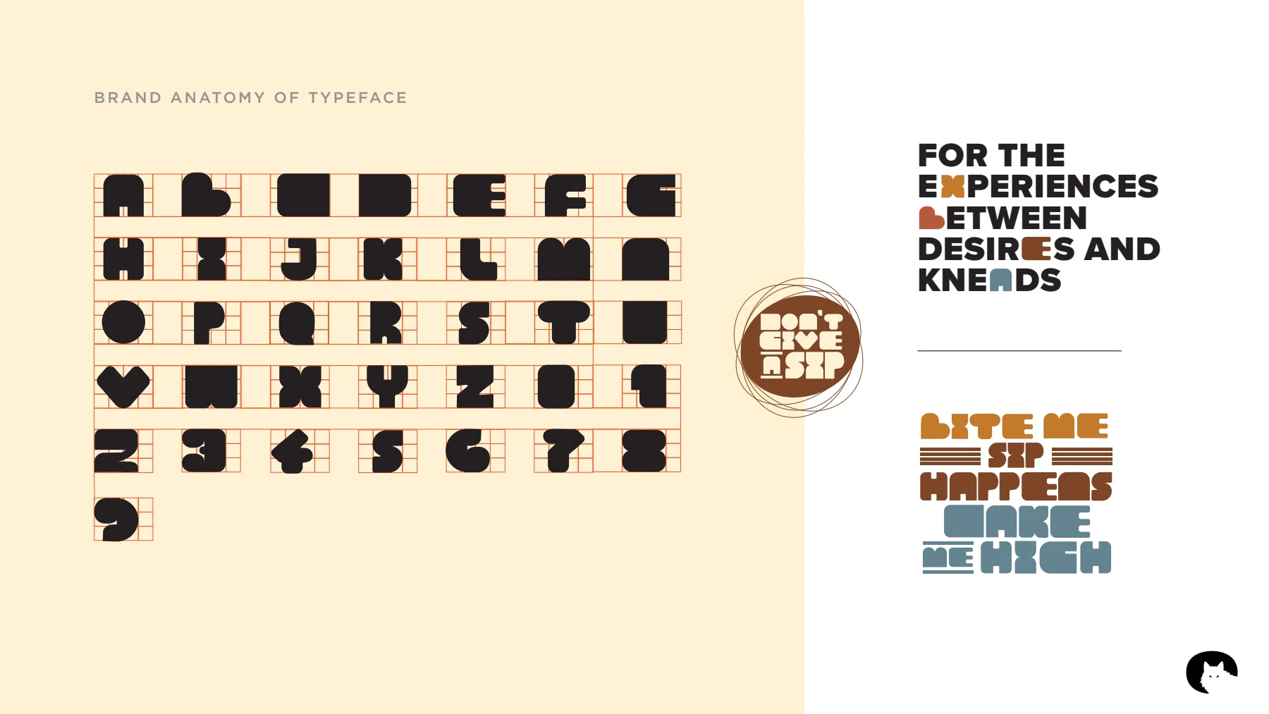 Navi Mumbai Baking Café: Brand typography and messaging system