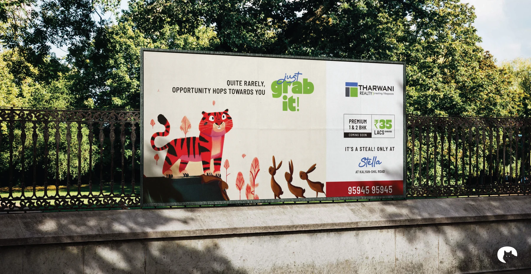 Stella: Just Grab It outdoor campaign